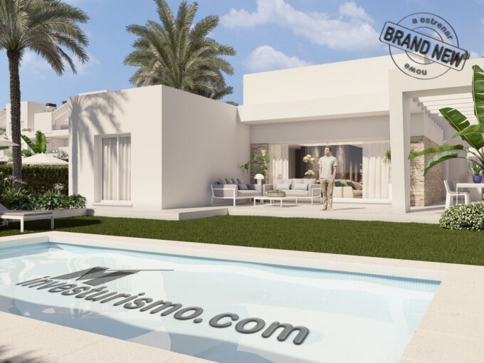 New build detached villas 3 bedrooms in Algorfa