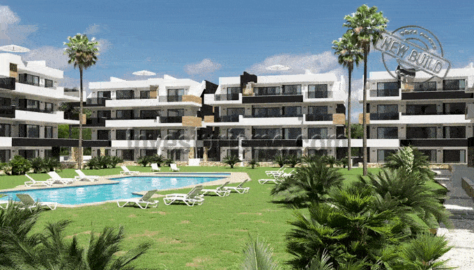 New build apartment 2 bedrooms 2 bathrooms in Orihuela Costa